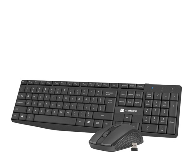 Natec ZESTAW 2W1 SQUID CZARNY KLAWIATURA+MYSZ BEZPRZEWODOWA - 1480420 - zdjęcie 7